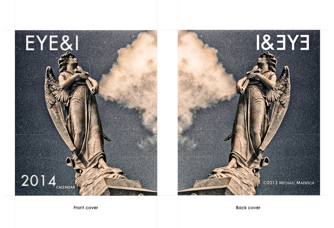 front and back covers for 2014 cd jewel case calendars by michael maersch