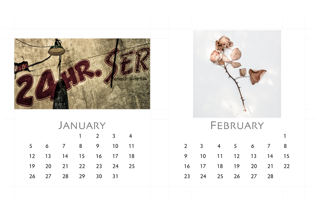 variable aspect ratio cd jewel case calendar january and february 2014