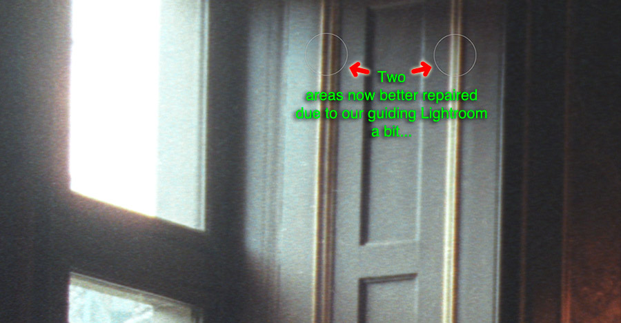 lightroom spot removal is now complete